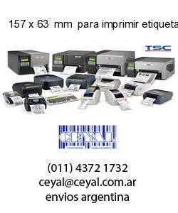 157 x 63  mm  para imprimir etiquetas