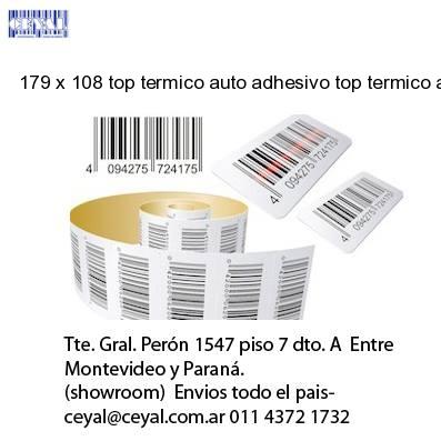 179 x 108 top termico auto adhesivo top termico adesivo