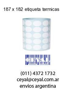 187 x 182 etiqueta termicas