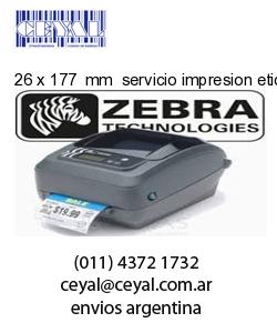 26 x 177  mm  servicio impresion etiquetas offset