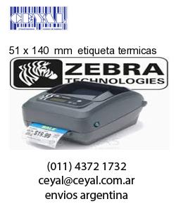 51 x 140  mm  etiqueta termicas