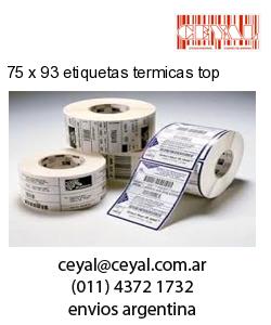 75 x 93 etiquetas termicas top