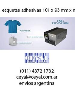 etiquetas adhesivas 101 x 93 mm x mm