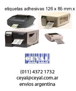 etiquetas adhesivas 126 x 85 mm x mm