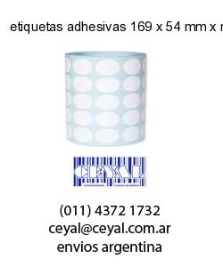 etiquetas adhesivas 169 x 54 mm x mm