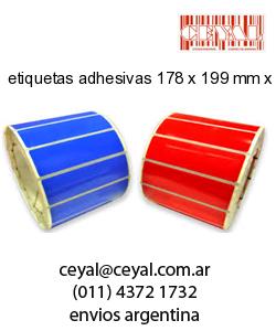 etiquetas adhesivas 178 x 199 mm x mm