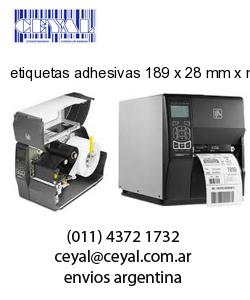 etiquetas adhesivas 189 x 28 mm x mm