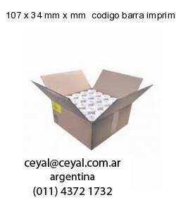 107 x 34 mm x mm  codigo barra imprimir