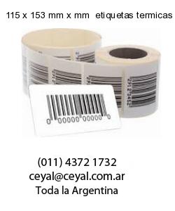 115 x 153 mm x mm  etiquetas termicas balanzas