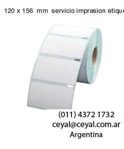 120 x 156  mm  servicio impresion etiquetas codigos