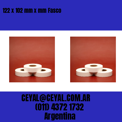 122 x 102 mm x mm Fasco