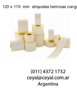 123 x 179  mm  etiquetas termicas congelados