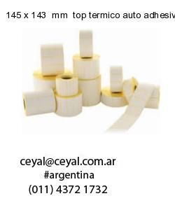 145 x 143  mm  top termico auto adhesivo top termico adesivo