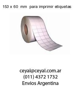 153 x 60  mm  para imprimir etiquetas