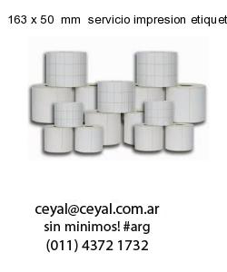 163 x 50  mm  servicio impresion etiquetas termicas