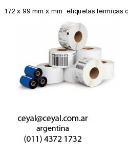 172 x 99 mm x mm  etiquetas termicas congelados