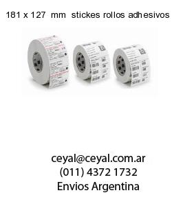 181 x 127  mm  stickes rollos adhesivos