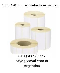 185 x 170  mm  etiquetas termicas congelado