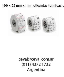 199 x 52 mm x mm  etiquetas termicas congelados