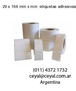 29 x 166 mm x mm  etiquetas adhesivas textiles
