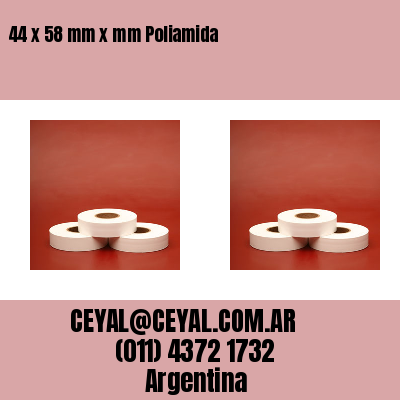 44 x 58 mm x mm Poliamida
