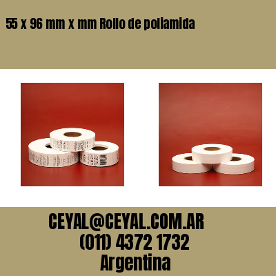55 x 96 mm x mm Rollo de poliamida