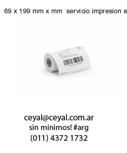 69 x 199 mm x mm  servicio impresion etiquetas ilustracion