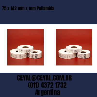75 x 142 mm x mm Poliamida