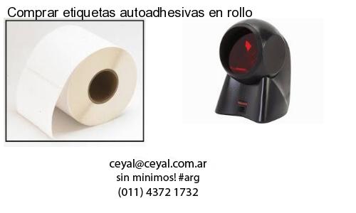 Comprar etiquetas autoadhesivas en rollo
