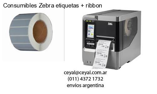Consumibles Zebra etiquetas   ribbon