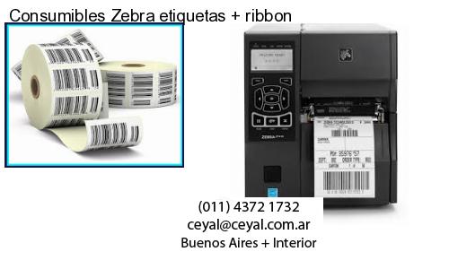 Consumibles Zebra etiquetas   ribbon