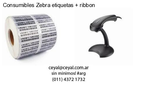 Consumibles Zebra etiquetas   ribbon
