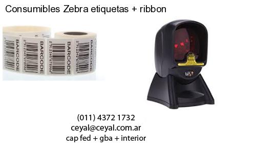 Consumibles Zebra etiquetas   ribbon