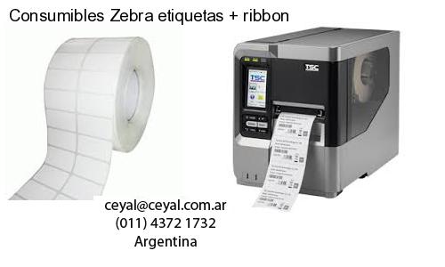 Consumibles Zebra etiquetas   ribbon