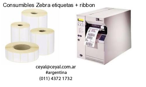 Consumibles Zebra etiquetas   ribbon