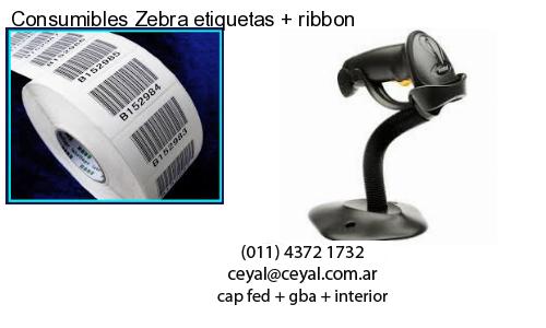 Consumibles Zebra etiquetas   ribbon