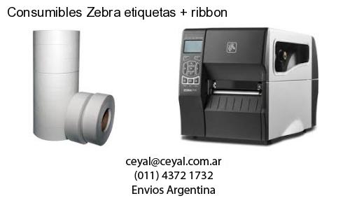 Consumibles Zebra etiquetas   ribbon