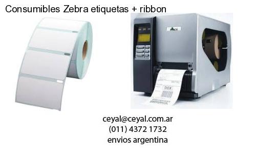Consumibles Zebra etiquetas   ribbon