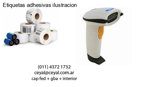 Etiquetas adhesivas ilustracion