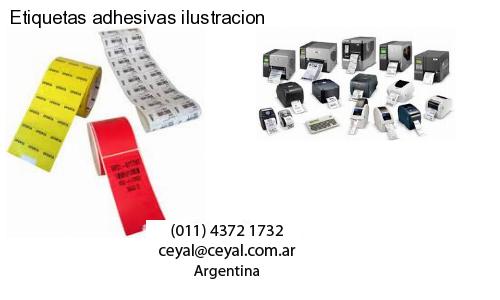 Etiquetas adhesivas ilustracion