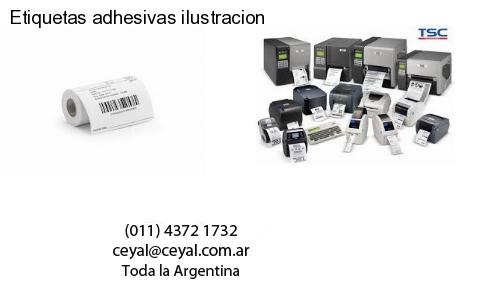 Etiquetas adhesivas ilustracion
