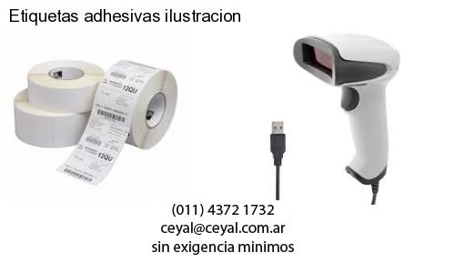 Etiquetas adhesivas ilustracion