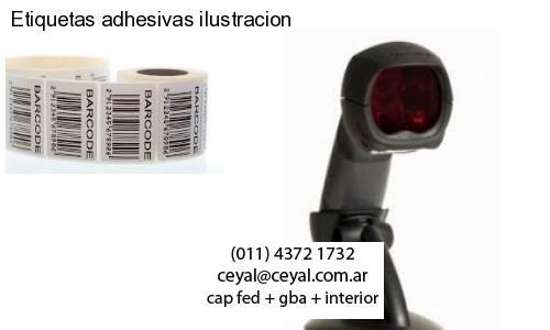 Etiquetas adhesivas ilustracion
