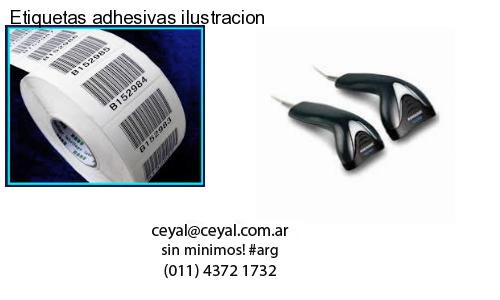 Etiquetas adhesivas ilustracion