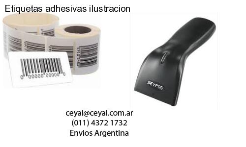 Etiquetas adhesivas ilustracion
