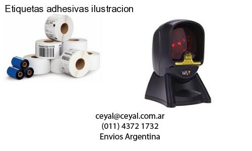 Etiquetas adhesivas ilustracion