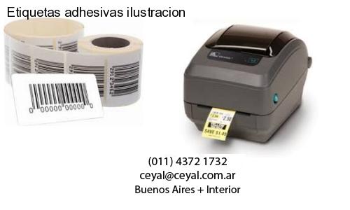 Etiquetas adhesivas ilustracion