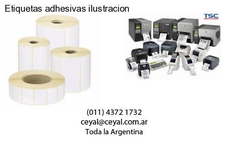 Etiquetas adhesivas ilustracion