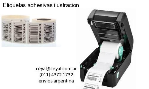 Etiquetas adhesivas ilustracion