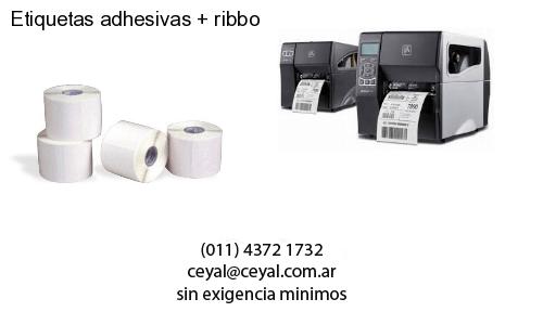 Etiquetas adhesivas   ribbo